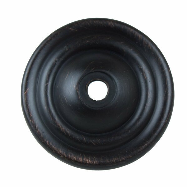 1-1/2 in. Oil Rubbed Bronze Round Cabinet Hardware Backplate, 10PK, Gliderite Hardware, Mfr#: 5061-ORB-10